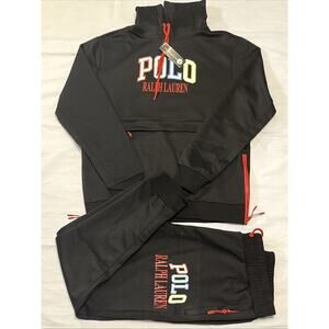 Polo Sweatsuit/Tracksuit Unisex Large - Black